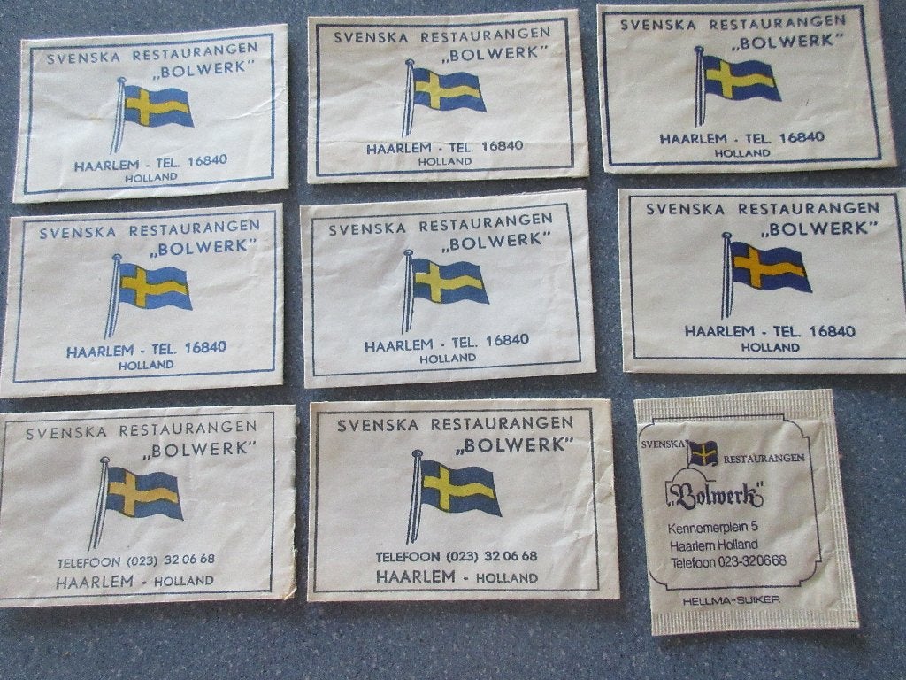 9 x Haarlem, Svenska restaurangen Bolwerk, Verzenden, Nederland