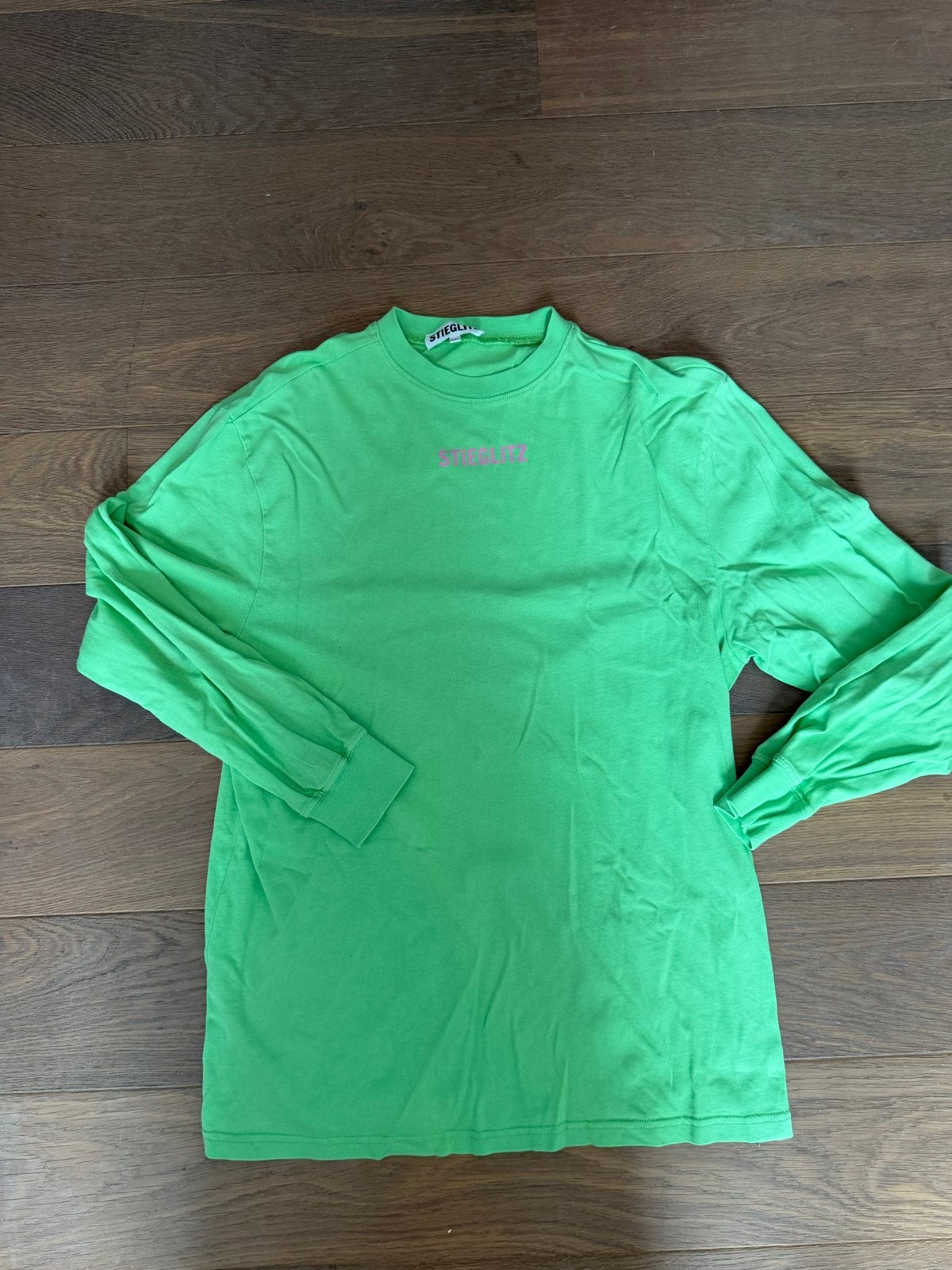Stieglitz Lange Mouw Shirt - Groen, Maat 38/40 (M), Ophalen of Verzenden, Lange mouw, Gedragen
