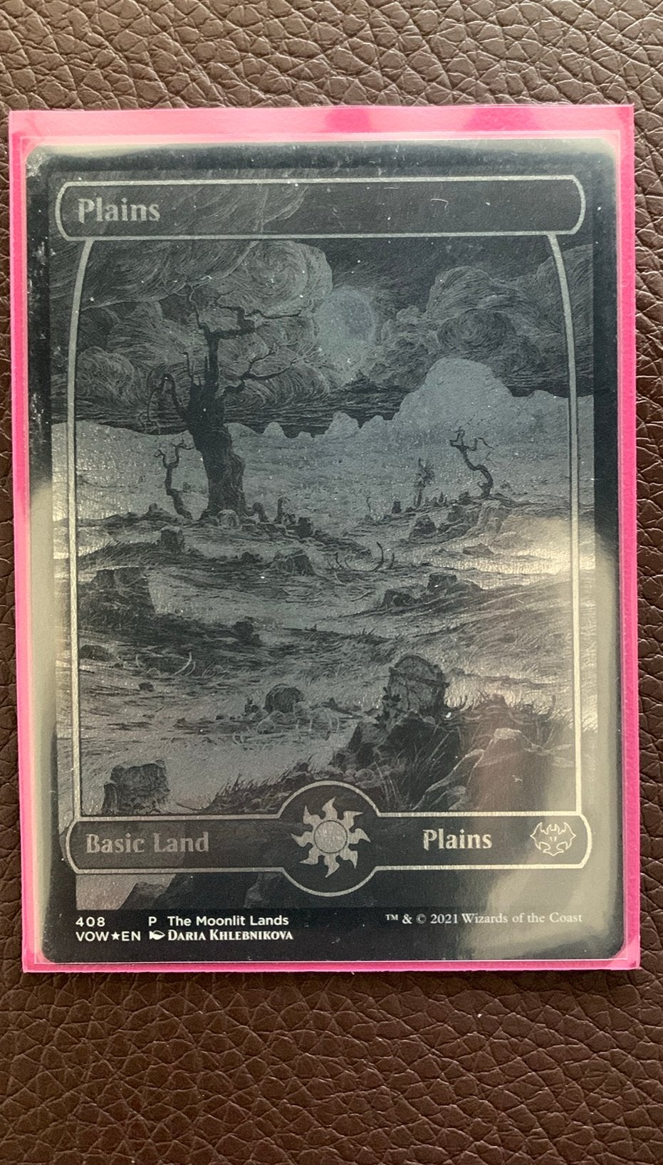 Plains van the moonlit lands mtg, Verzenden, Zo goed als nieuw, Losse kaart, Foil