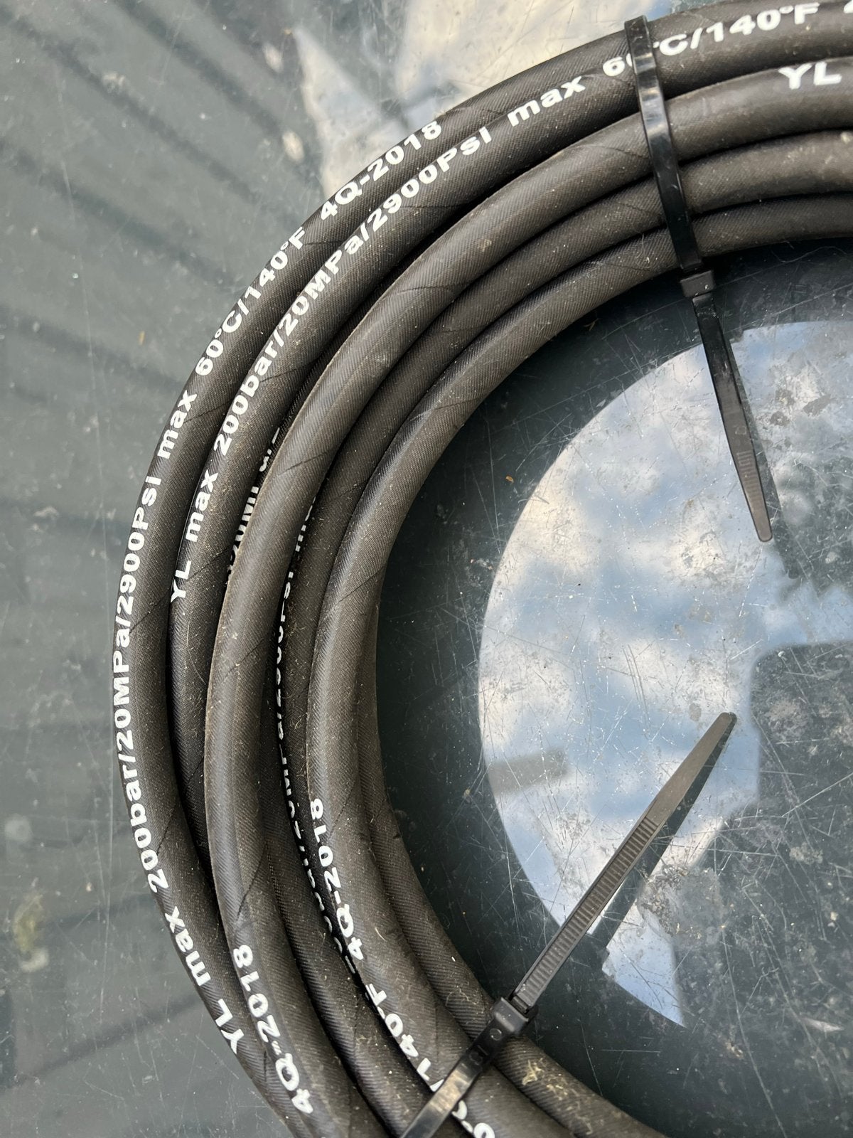 8 meter Hogedrukslang YL max 200bar/20MPa/2900Psi