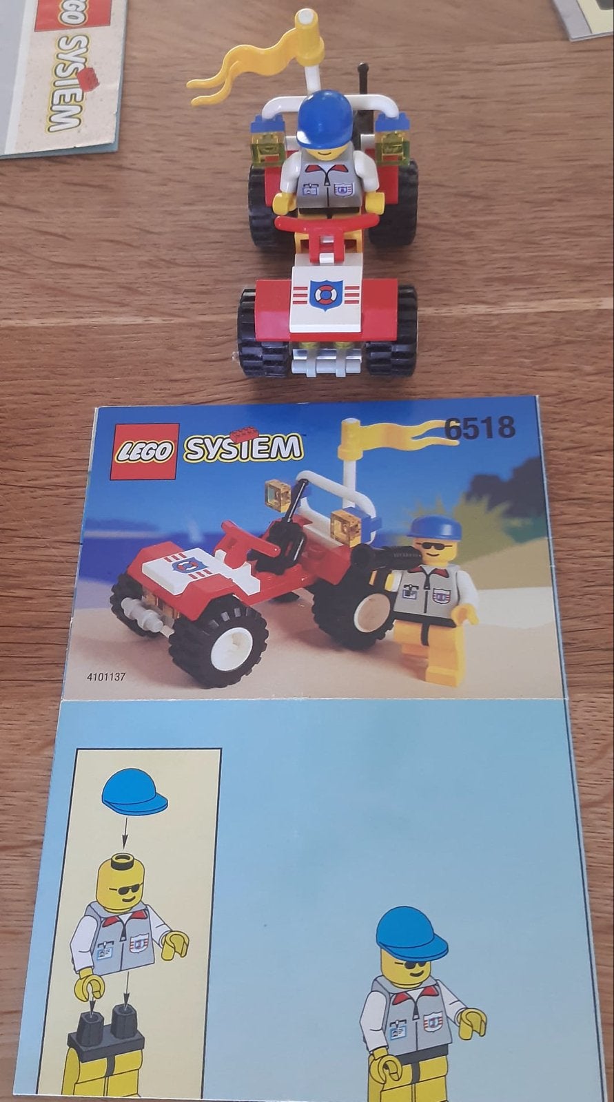 Lego System 6518 Beach Buggy met instructies, Gebruikt, Overige thema's, Lego, Ophalen of Verzenden