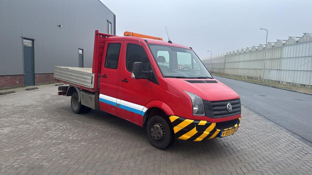 Volkswagen Crafter 46 2.0 TDI L2H1 DC 141.000 Nap Airco Pick, Auto's, Bestelauto's, 13 km/l, Euro 5, Gebruikt, 4 cilinders