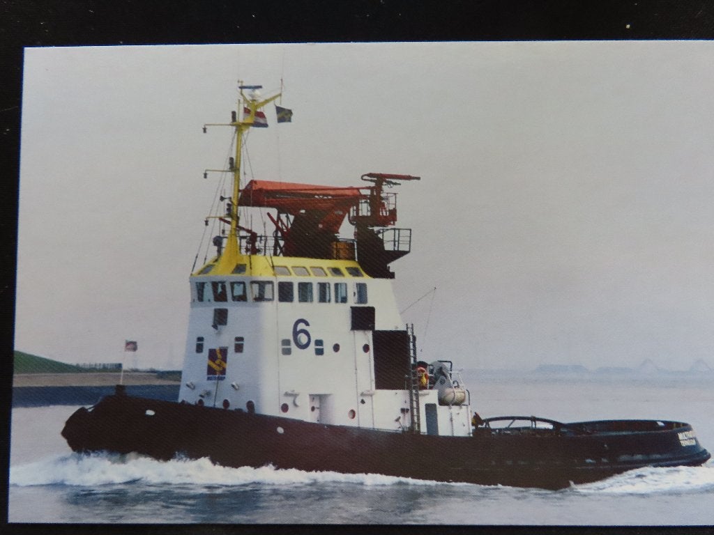 ansichtkaart sleepboot "Multratug 6" Multraship, Ophalen of Verzenden, Motorboot, Kaart, Foto of Prent