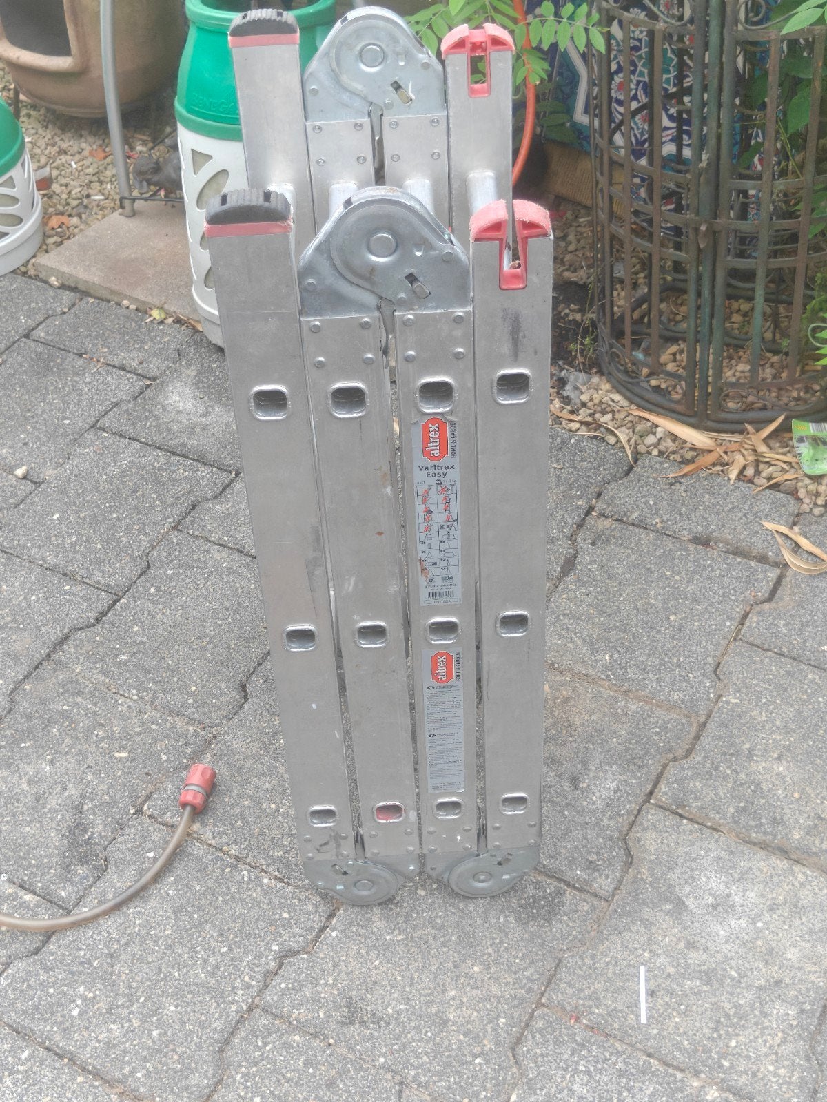Aluminium Opvouwbare Ladder - Veelzijdig en Compact, Doe-het-zelf en Verbouw, Ladders en Trappen, Ophalen