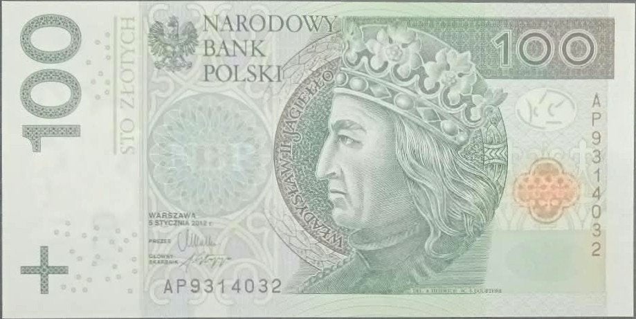 Polen 100 zlotych 2012 UNC p.186a (# 20) (m2456466048) — Bankbiljetten ...