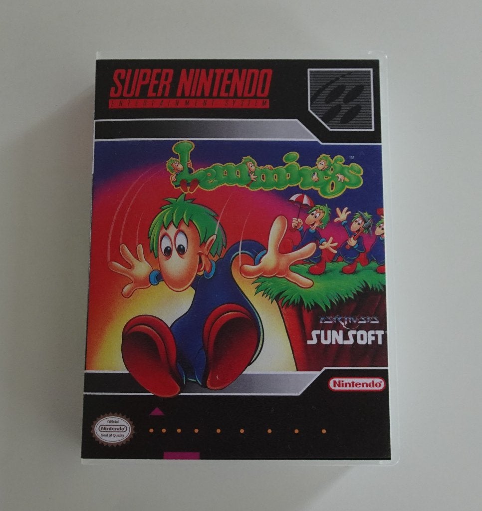 Lemmings - Super Nintendo Game Case, 1 speler, Zo goed als nieuw, Vanaf 7 jaar, Ophalen