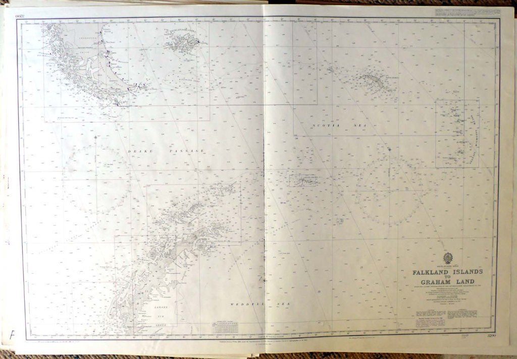 Set 8 zeekaarten, Stille Oceaan, Indonesië, Str. Magellaan, Watersport en Boten, Navigatiemiddelen en Scheepselektronica, Ophalen