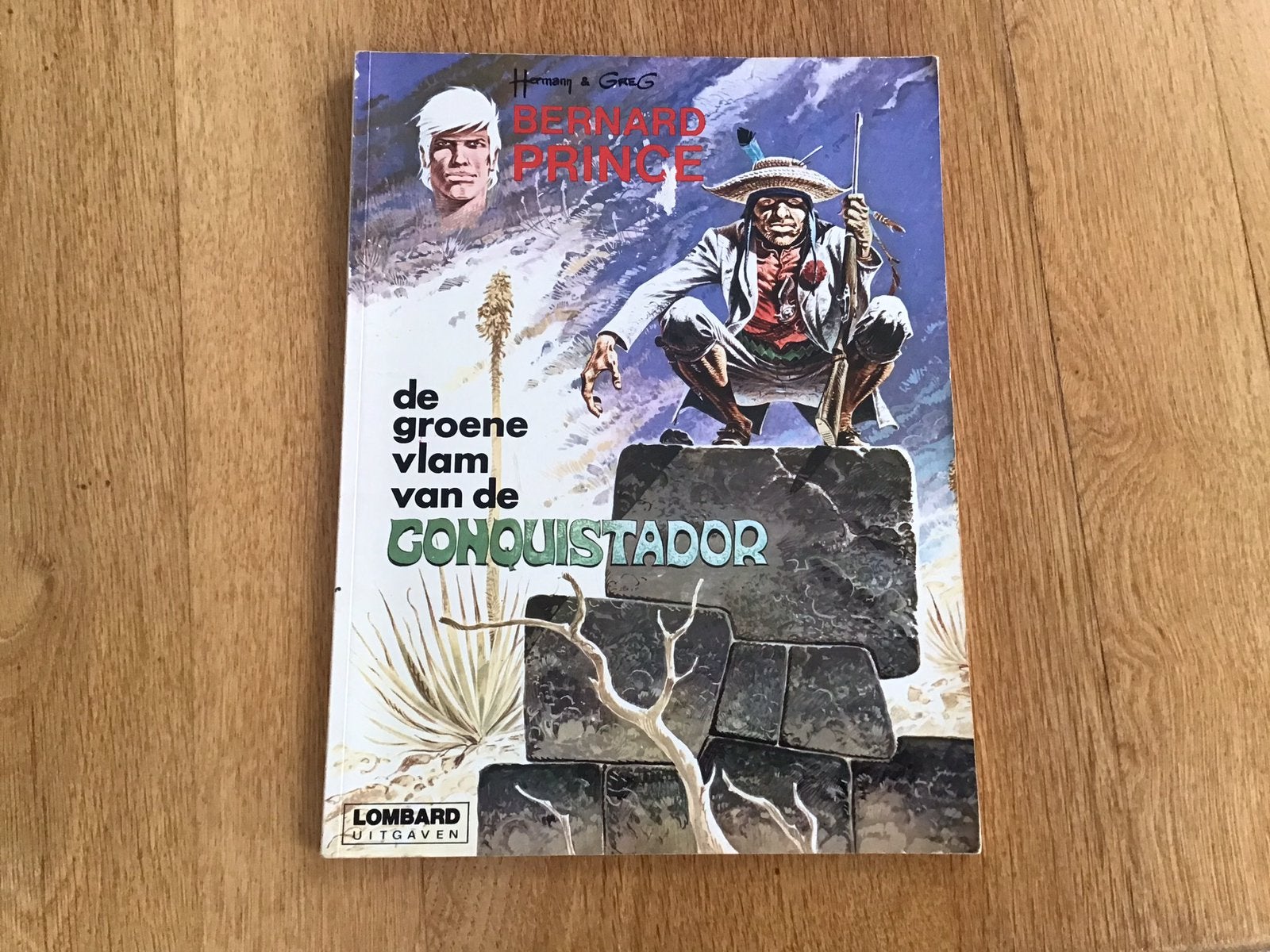 De Groene vlam van de conquistador van Herman Greg, Eén stripboek, Ophalen of Verzenden, Gelezen