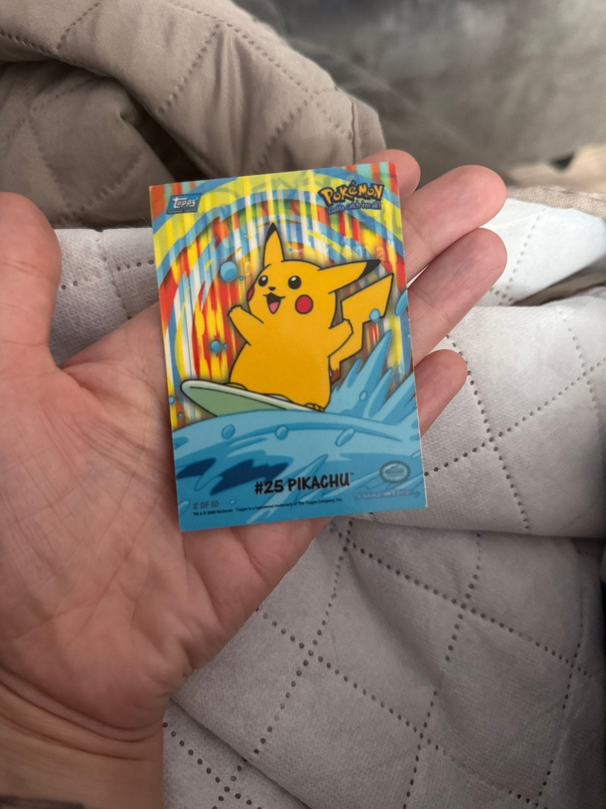 Pikachu pokemon kaart animation, Ophalen of Verzenden, Zo goed als nieuw