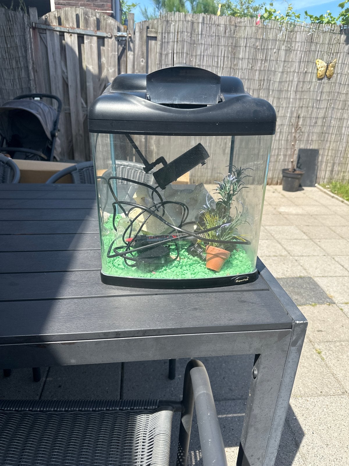 Aquarium voor vissen, Inclusief toebehoren, Aquariummeubel, Overige merken, Ophalen of Verzenden