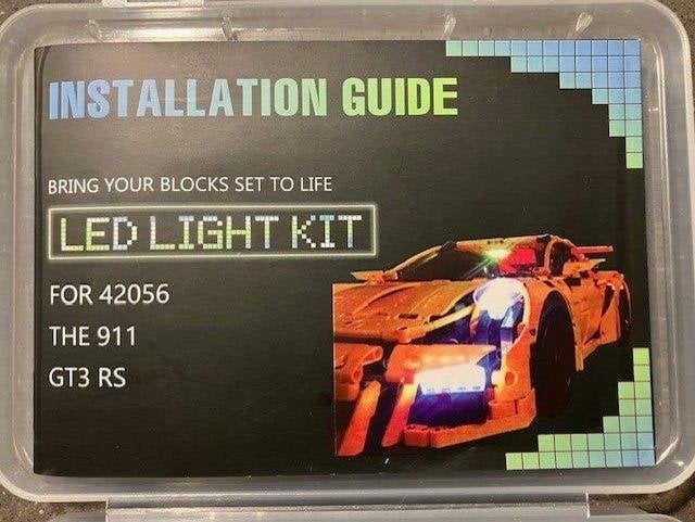 Led verlichting voor Lego 42056 Porsche 911 GT3 RS, Ophalen of Verzenden, Nieuw, Compleet, Complete set