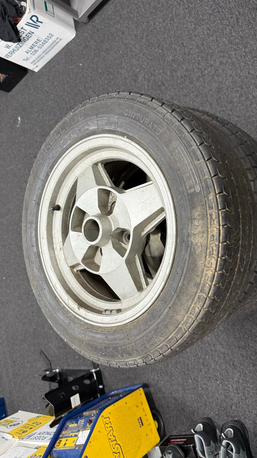 Alfa Romeo lichtmetalen wielenset 14”, Ophalen, Gebruikt, 13 inch, Overige