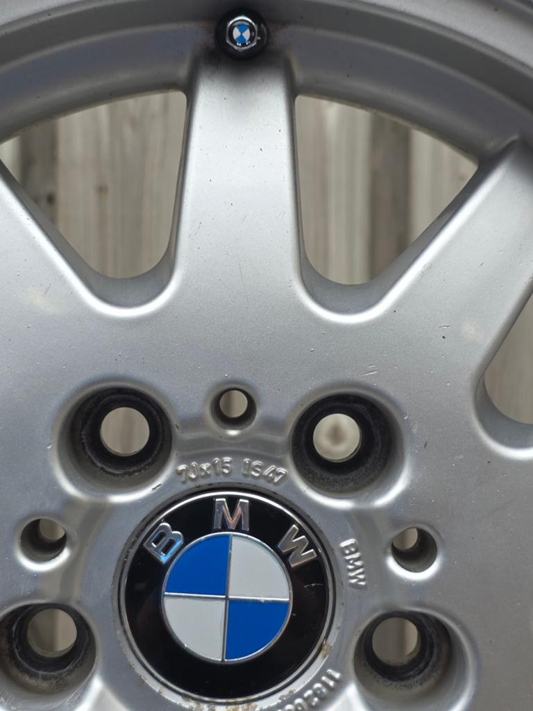BMW E-36 Originele velgen 7J x  205-60-15 / 91 -V, Gebruikt, 15 inch, Banden en Velgen, Personenwagen
