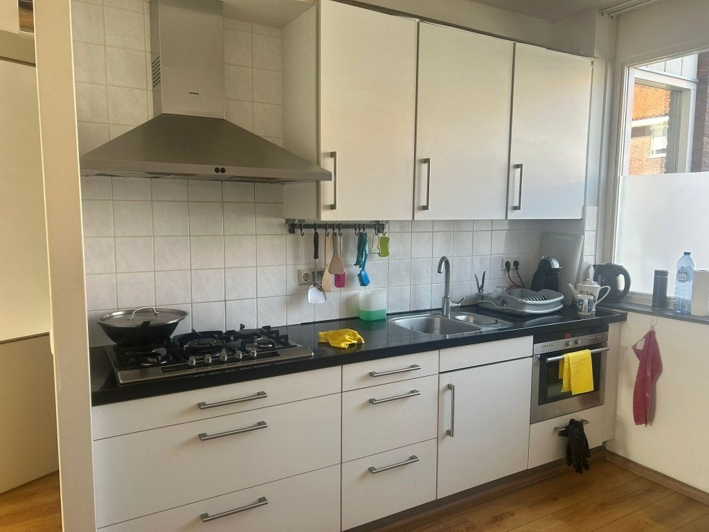 Complete keuken met Siemens apparatuur, Huis en Inrichting, Keuken | Complete keukens, Ophalen, Gebruikt, Wit, Enkelwandige keuken