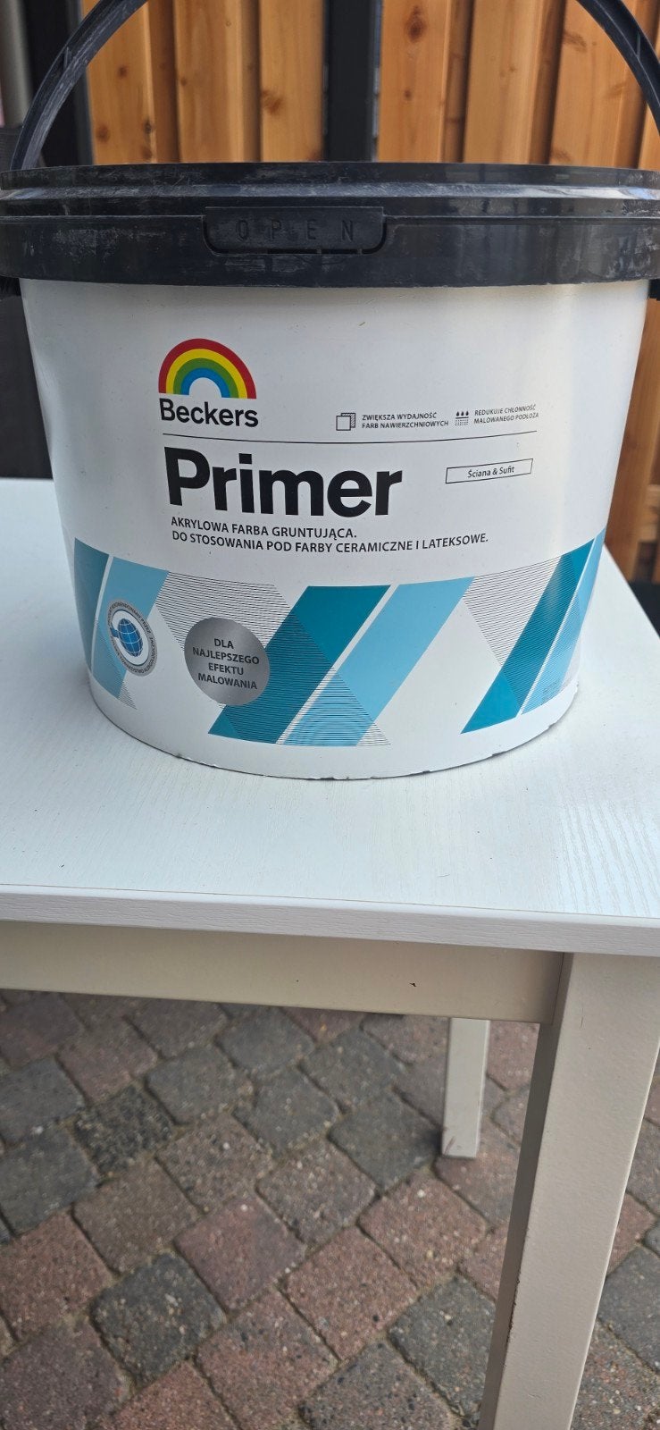 Beckers Primer Grondverf - 2x10 Liter, Wit, Nieuw, Ophalen of Verzenden, Verf