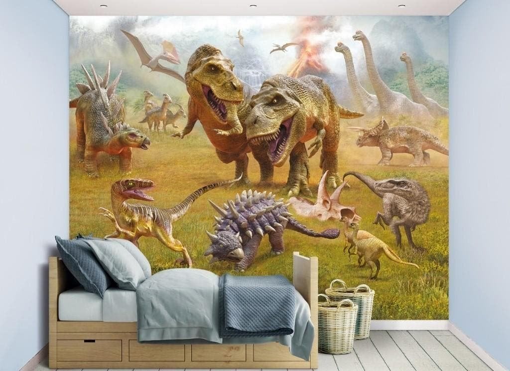 Dinosaurus Poster Behang - Walltastic - VAN 75 VOOR 49!, Ophalen of Verzenden, 5 tot 10 m², Nvt, Walltastic