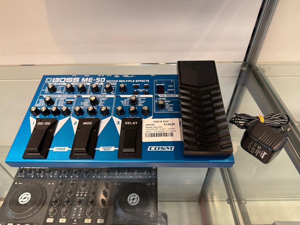 BOSS ME-50 Gitaar Multi-effectpedaal - Zo goed als nieuw, Muziek en Instrumenten, Effecten, Boss, Ophalen of Verzenden, Distortion, Overdrive of Fuzz