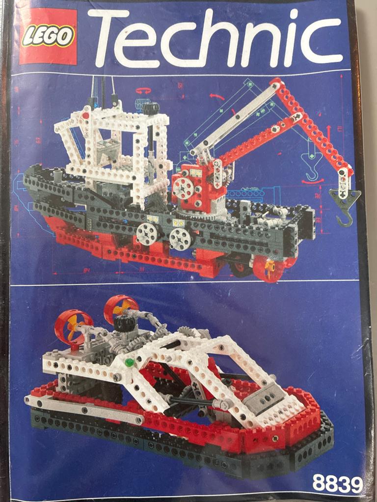 Lego Technic 8839 Boot/Hovercraft (Vintage), Kinderen en Baby's, Speelgoed | Duplo en Lego, Gebruikt, Lego, Ophalen of Verzenden