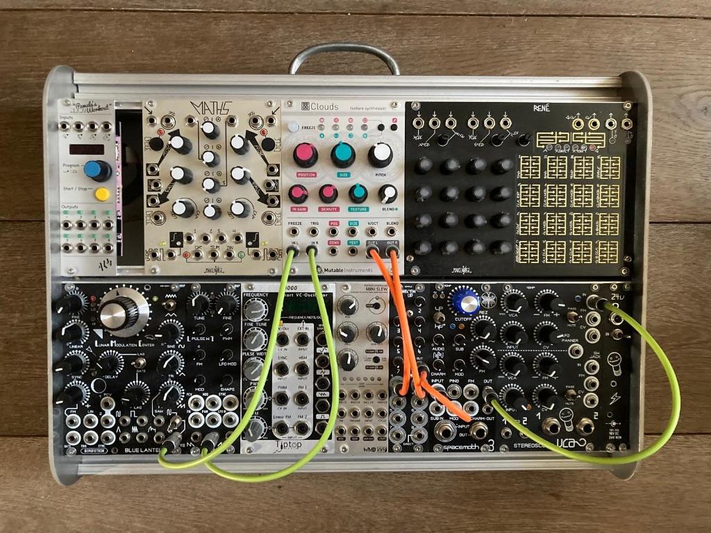 Complete Eurorack + Case + Kabels + Power Supply, Muziek en Instrumenten, Soundmodules, Ophalen, Zo goed als nieuw