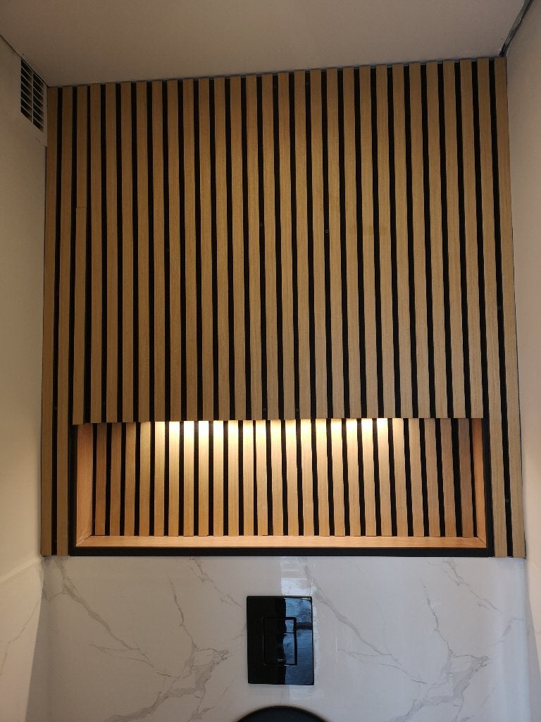 WANDPANELEN MET HOUTEN LATTEN – NIEUW!, Ophalen, Nieuw, Overige materialen, 50 tot 100 mm