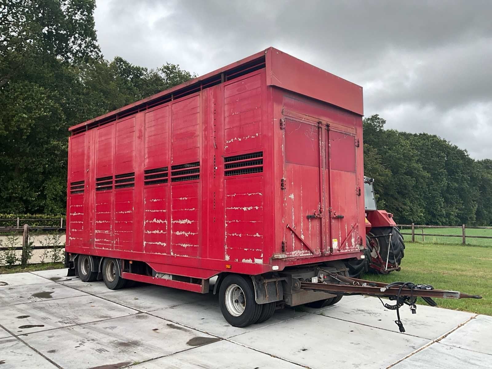 2004 KWB 3-assige Veetrailer / Veewagen, Gebruikt
