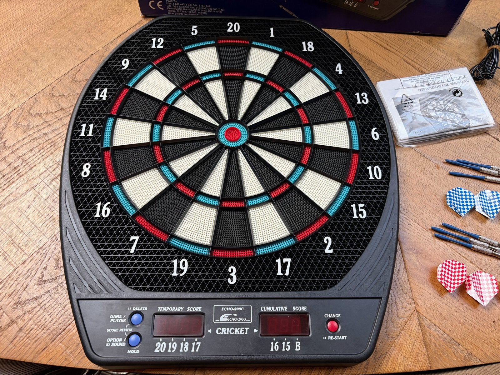 Echowell Electronic Dart Game, Ophalen of Verzenden, Nieuw, Dartbord, Elektronisch