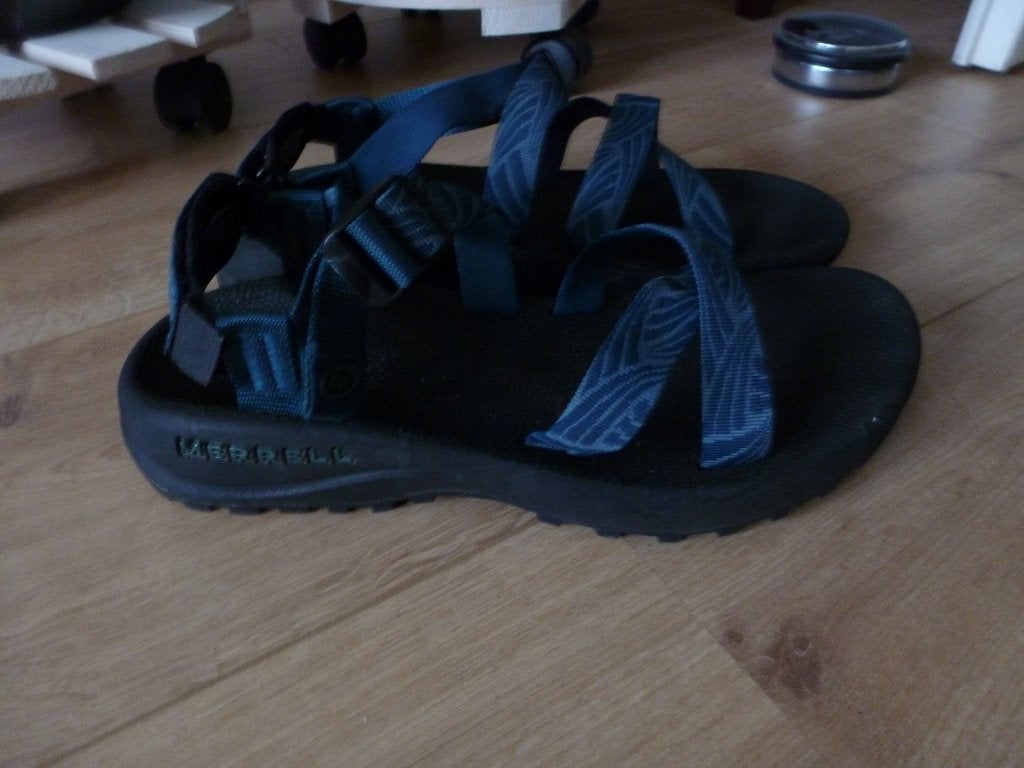 MERRELL sandalen SNAKE BLAUW 41 -GRATIS zend, Nieuw, Sandalen of Muiltjes, Verzenden, Blauw