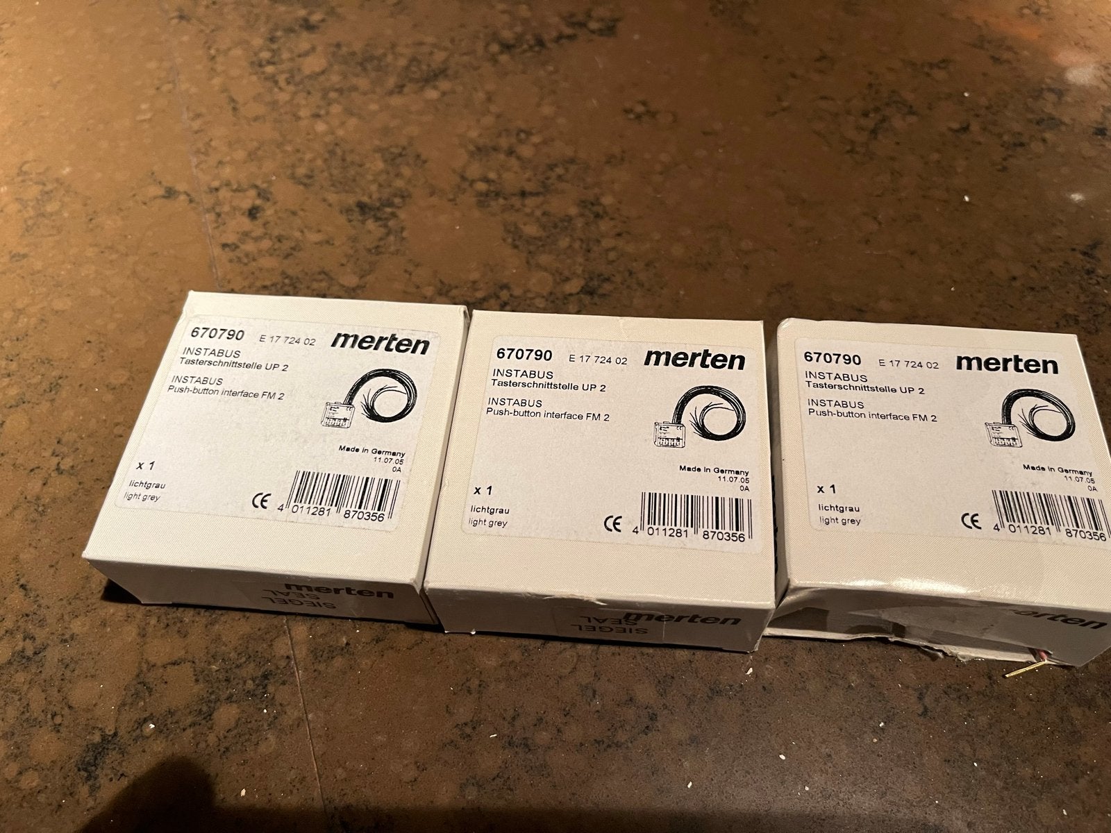 Merten INSTABUS Tasterschnittstelle UP 2 (3 stuks), Ophalen of Verzenden, Nieuw, Overige merken, Overige typen