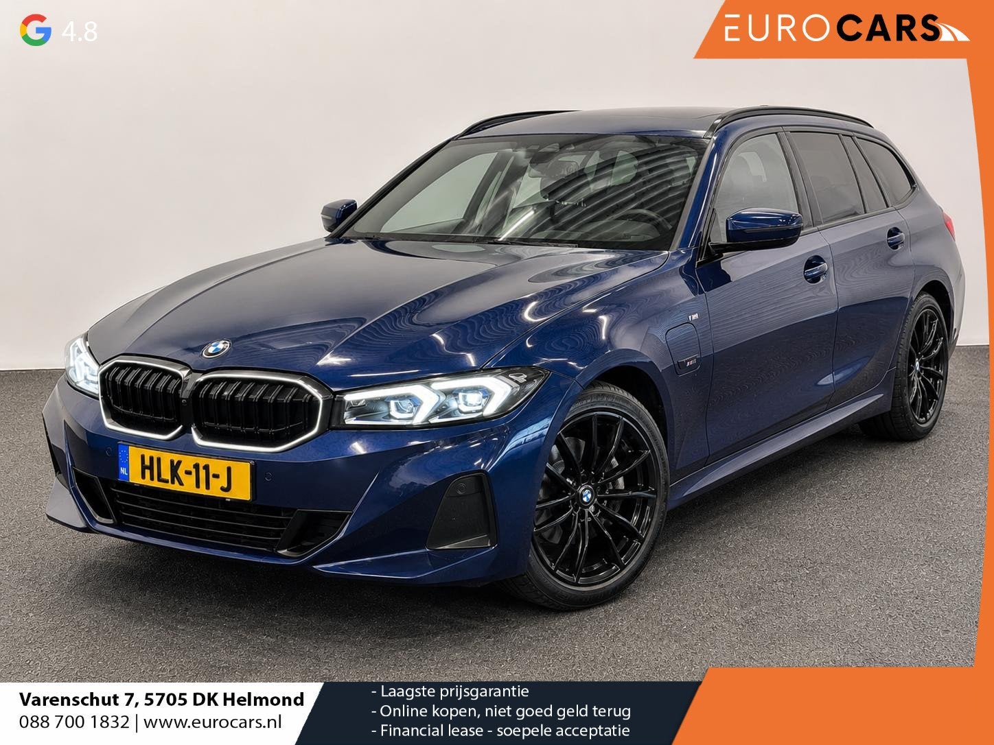 BMW 3-serie 320e Touring LCI New Model 2023 Innovation Pack, Auto's, 1998 cc, Gebruikt, 4 cilinders, Blauw