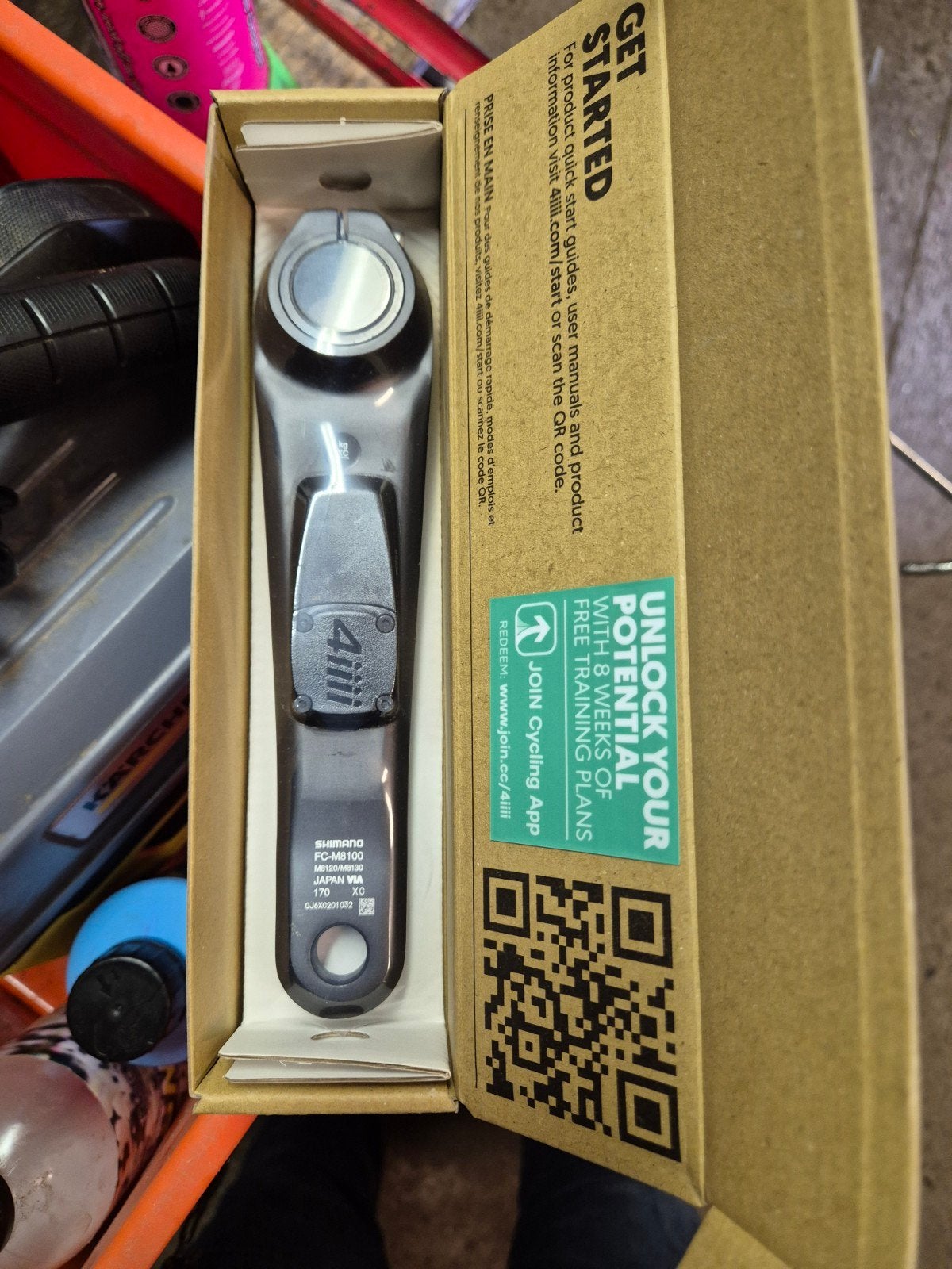 Shimano FC-M8100 Crankstel met 4iiii Powermeter, Ophalen of Verzenden