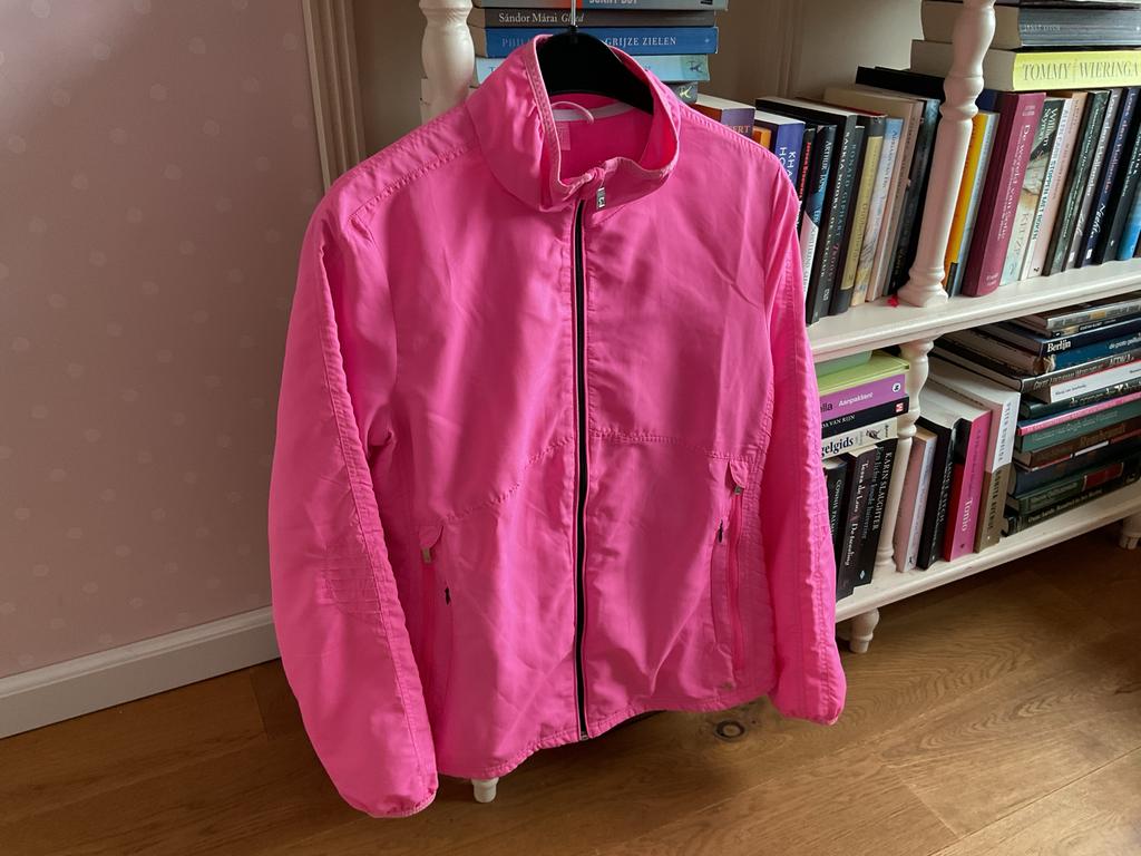 Roze sportjasje van SJENG, Ophalen of Verzenden, Zo goed als nieuw, Maat 38/40 (M), Roze