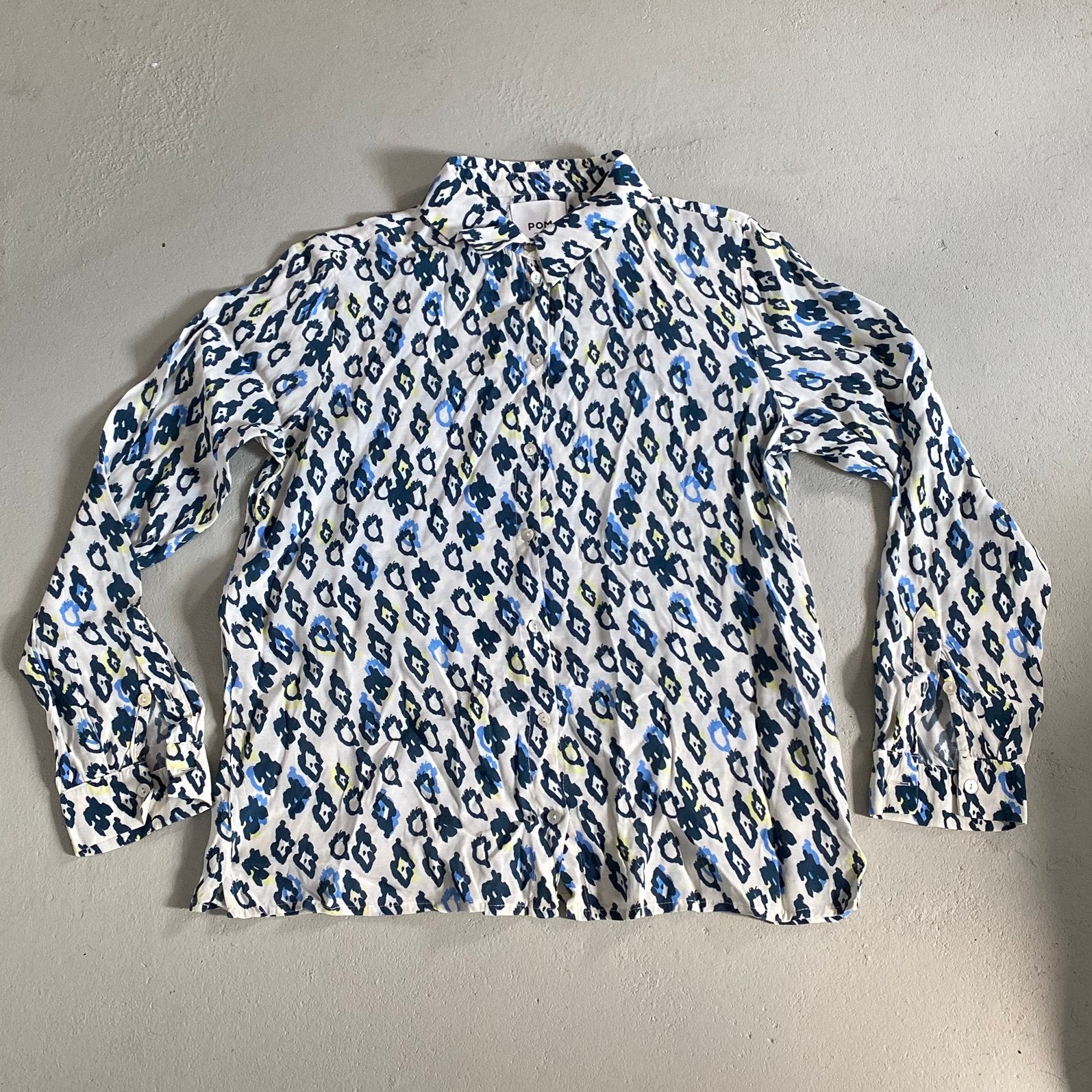 Mooie blouse van POM Amsterdam maat 38, Kleding | Dames, Verzenden, Zo goed als nieuw, Maat 38/40 (M), Meerkleurig