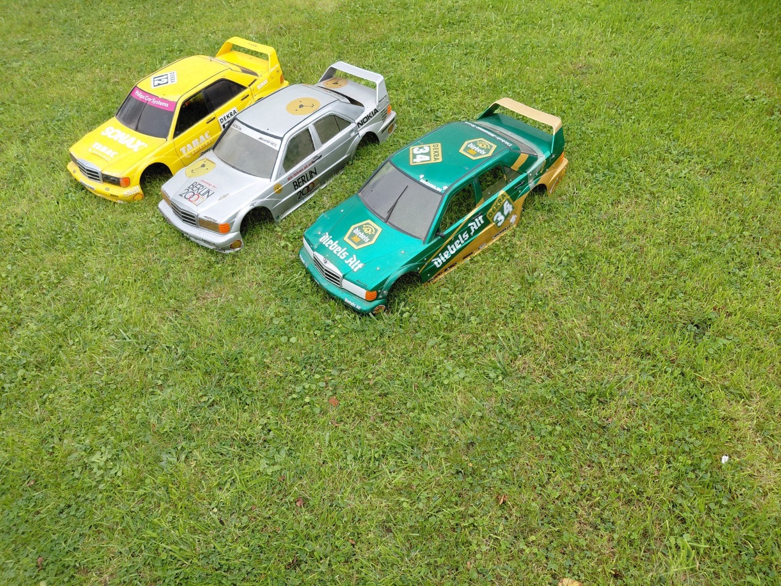 Fg 1/5 Mercedes 190 Evo 2 kappen, Hobby en Vrije tijd, Ophalen of Verzenden, Gebruikt, Auto