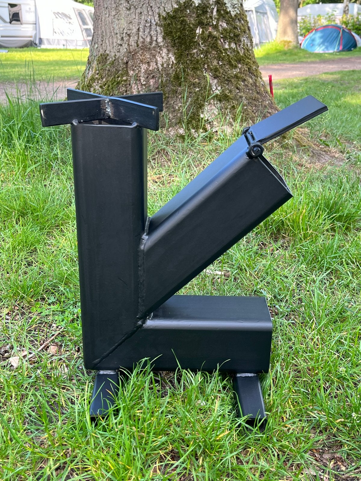 Robuuste Rocket Stove - Efficiënt en Draagbaar, Tuin en Terras, Vuurkorven, Zo goed als nieuw, Vuurkorf, Ophalen of Verzenden