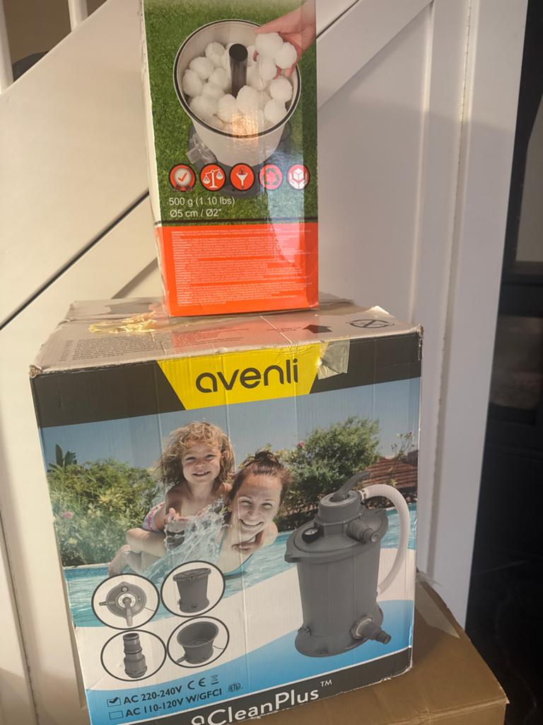 Avenli Zandfilterpomp voor Zwembad -  in Doos, Ophalen of Verzenden, Gebruikt, Zwembadpomp