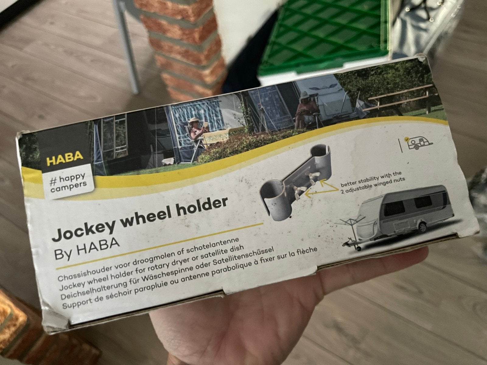 HABA Jockey Wheel Houder voor Droogmolen/Schotelantenne, Ophalen of Verzenden, Nieuw
