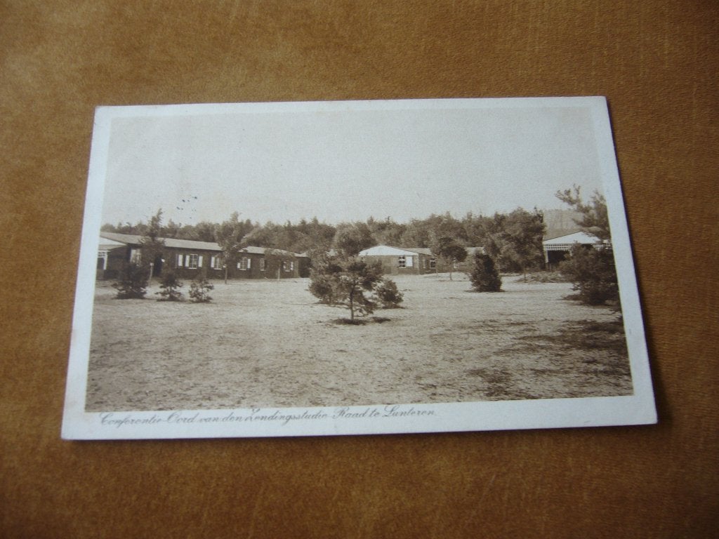 LUNTEREN  =  CONFERENTIE OORD VAN ZENDINGSSTUDIE RAAD 1924, Ophalen of Verzenden, 1920 tot 1940, Gelopen, Gelderland