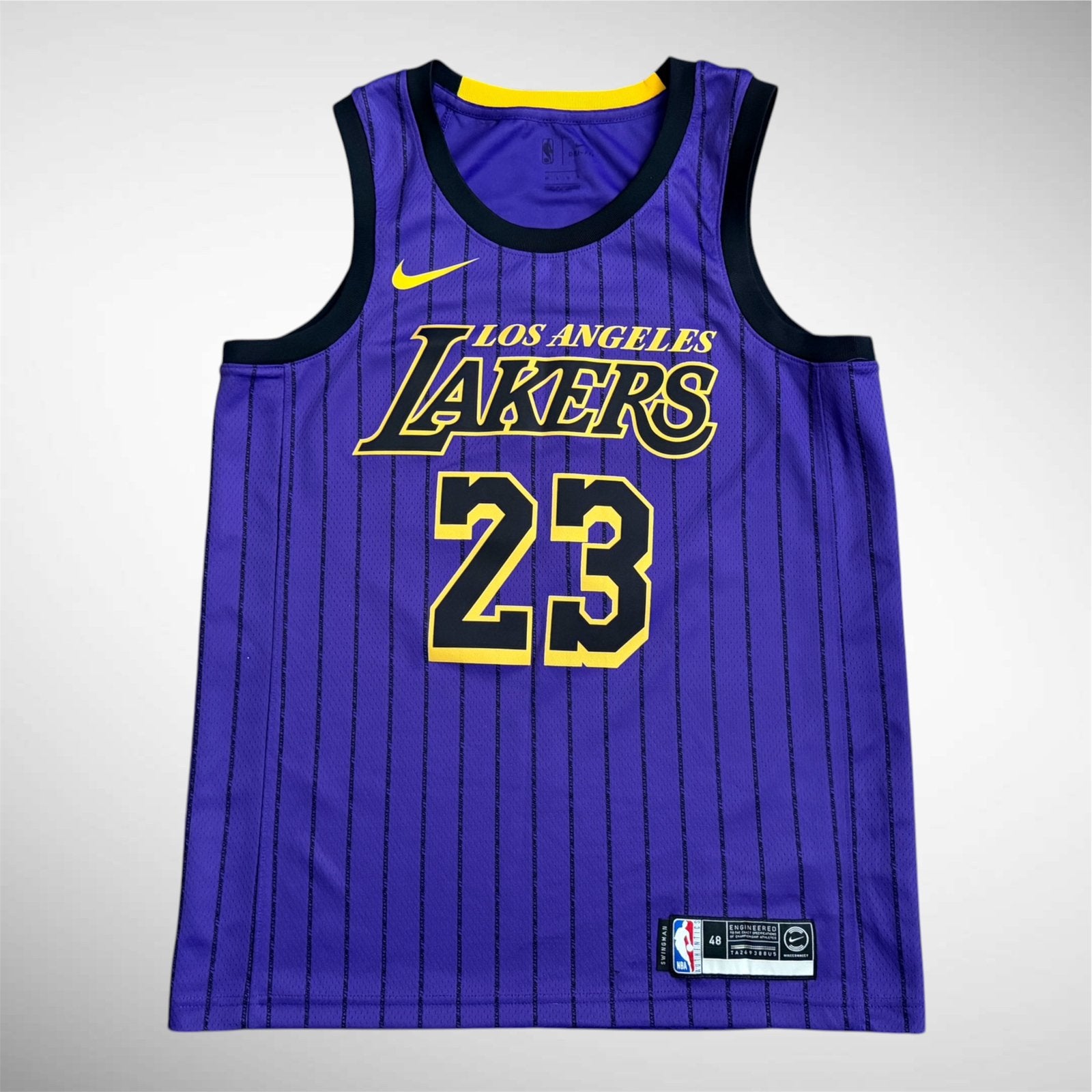 ZELDZAAM Nike NBA LeBron James Showtime Lakers jersey shirt, Ophalen of Verzenden, Zo goed als nieuw, Kleding