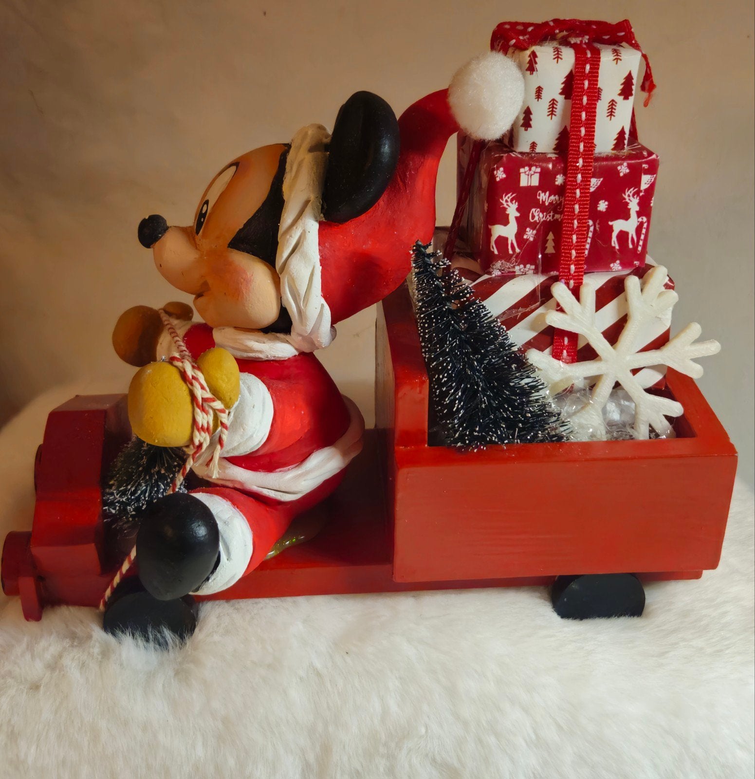 disney mickey mouse kerst trein, Ophalen of Verzenden, Zo goed als nieuw
