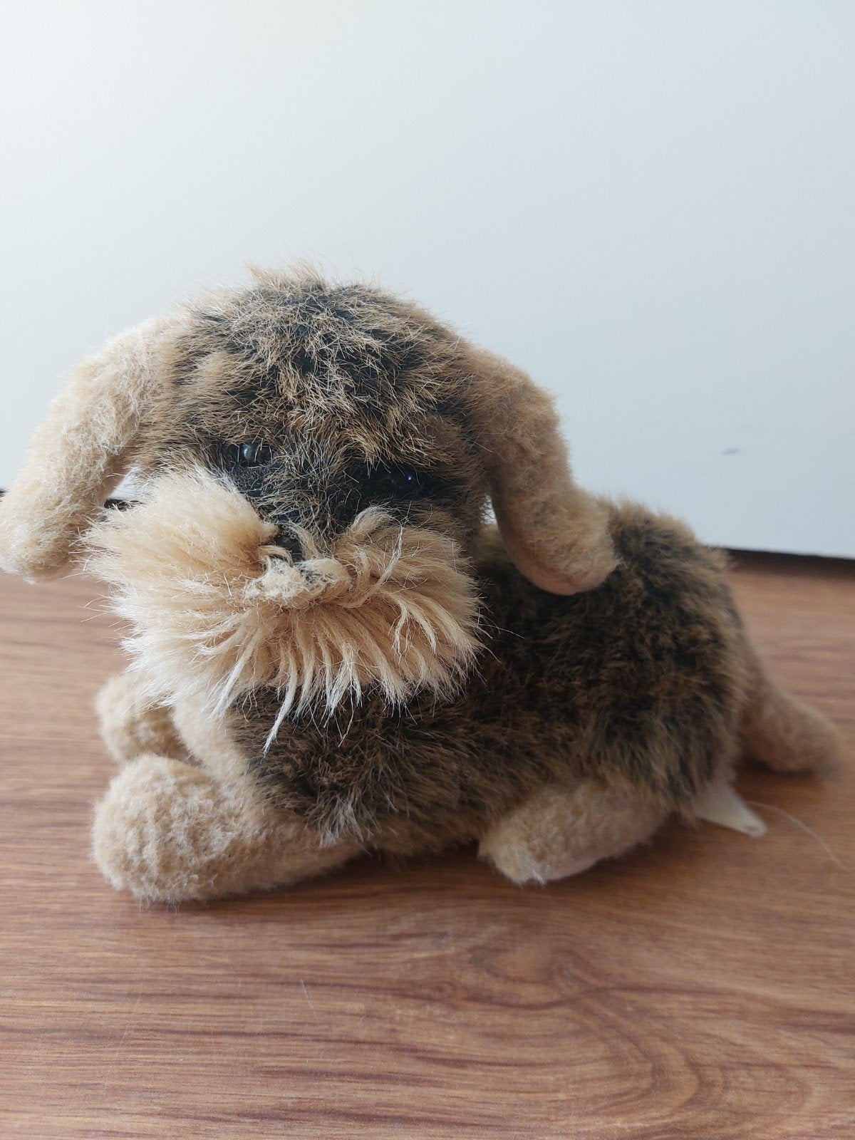 Schattige ruwharige teckel knuffel, Zo goed als nieuw, Klein (minder dan 20 cm), Bruin, Hond