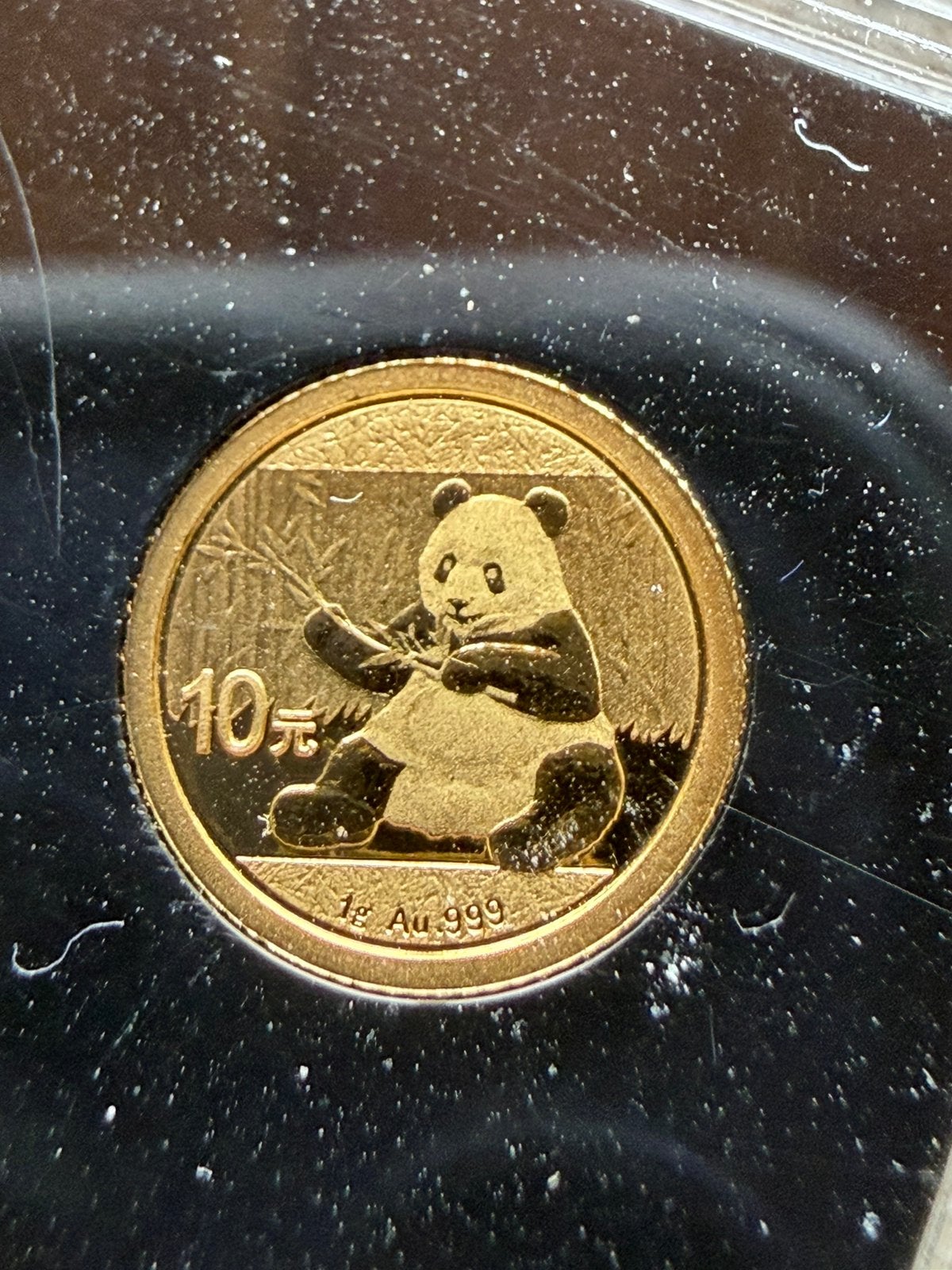 1 gram panda 2017, Ophalen of Verzenden, Goud