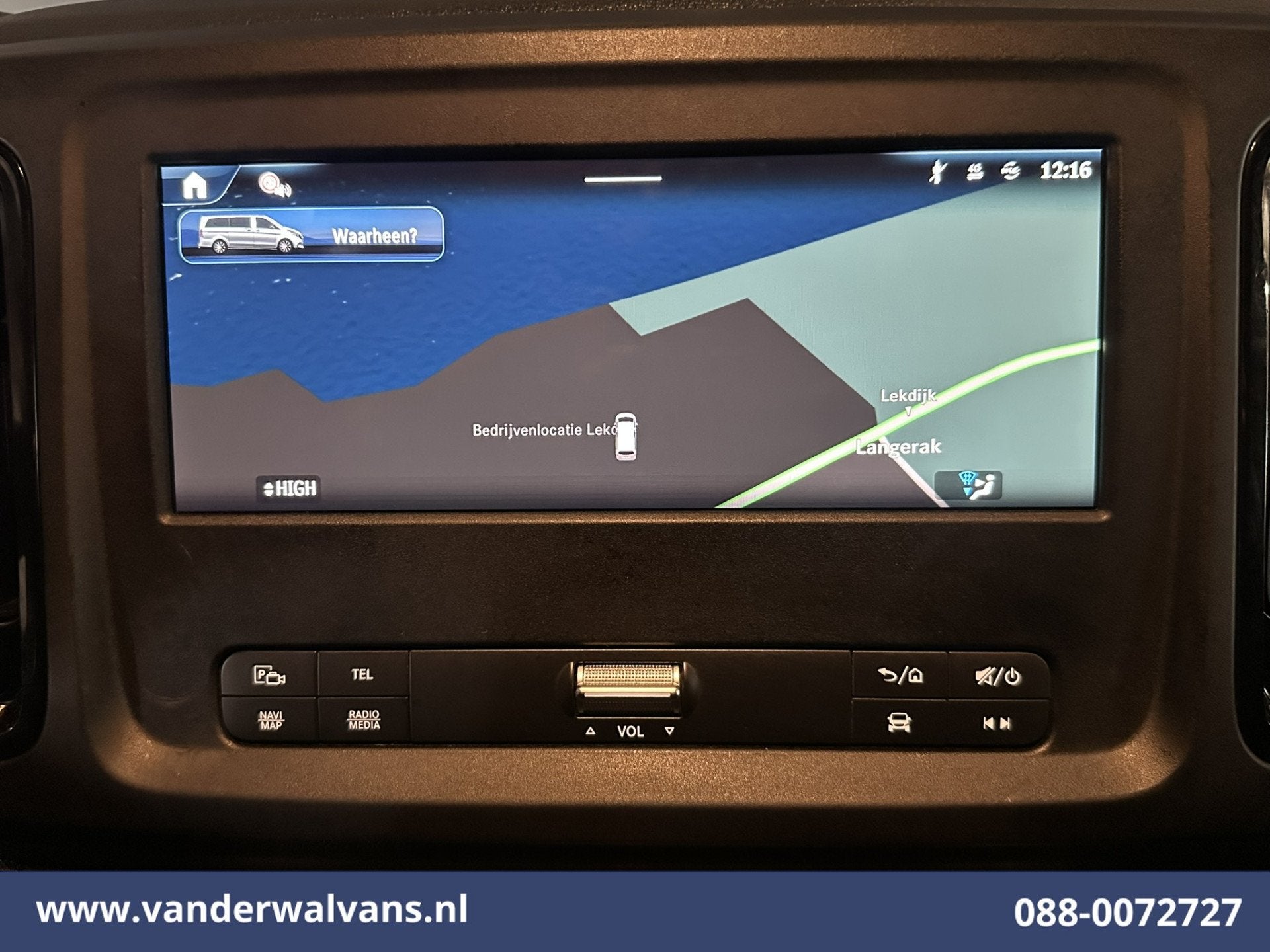 Mercedes-Benz Vito 116 CDI 164pk L2H1 2025 Model Euro6 Airco, Auto's, Dealer onderhouden, 2000 kg, Wit, Mercedes-Benz