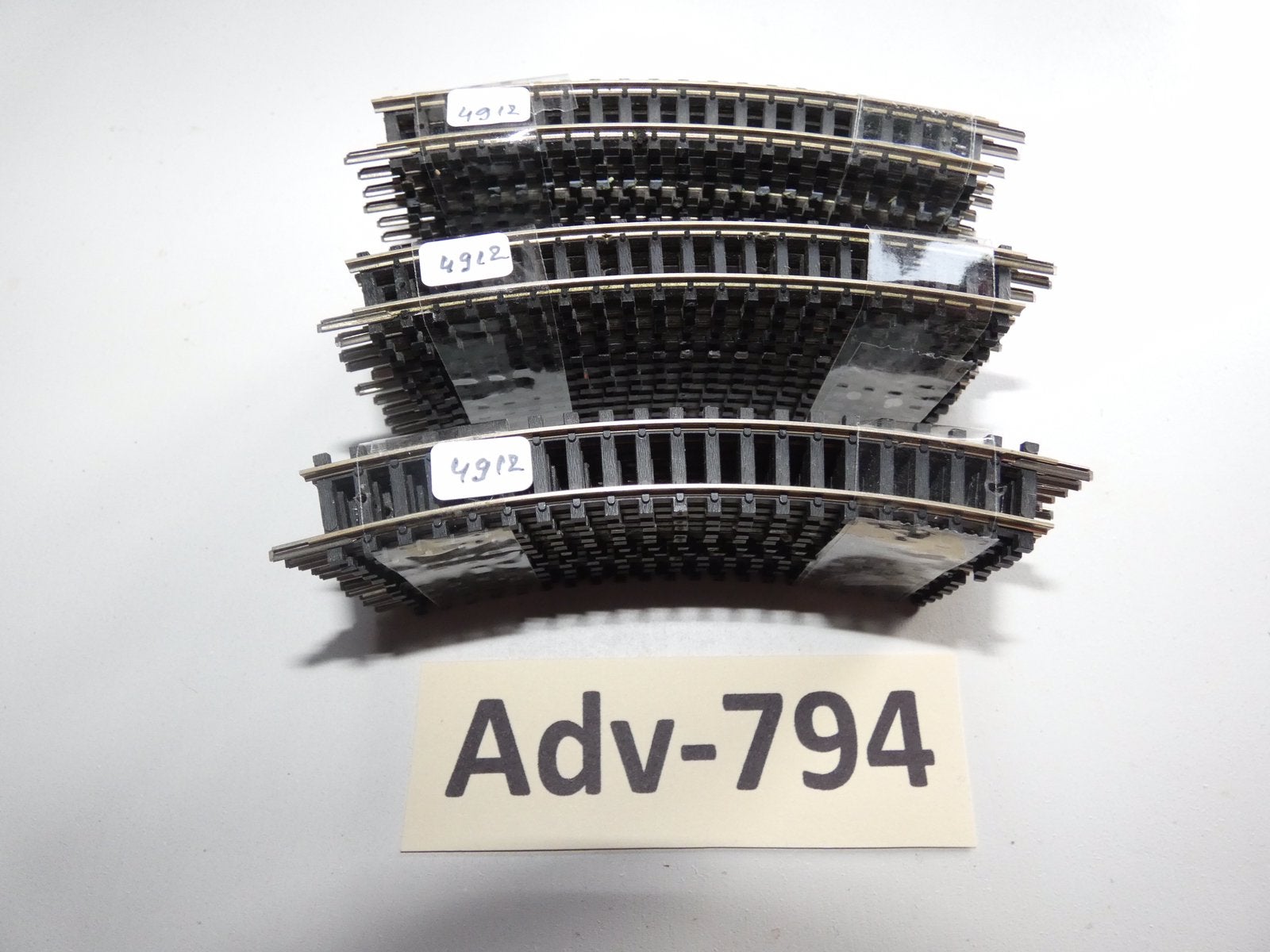 Adv-794 N Spoor Gebogen Rails 14912 Minitrix, Gebruikt, Gelijkstroom, Trix, Rails