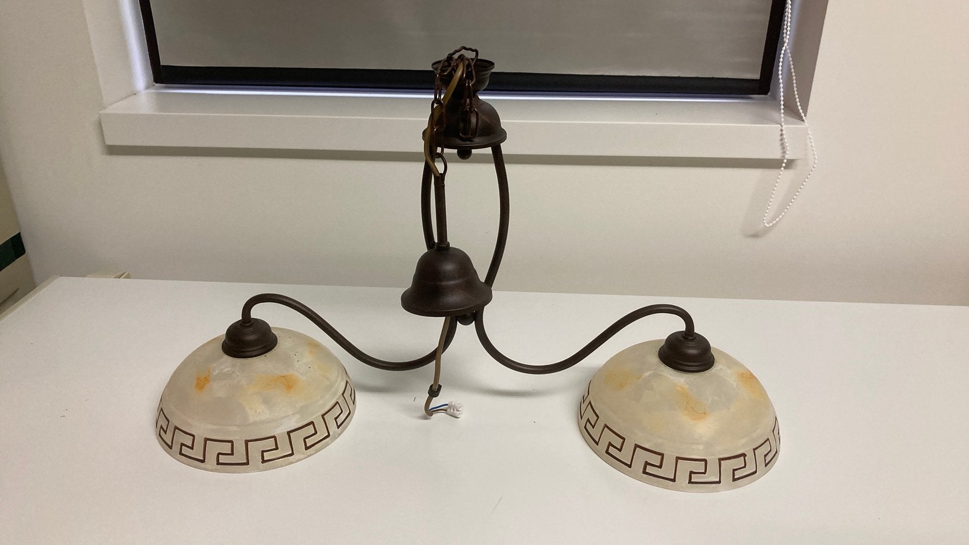 Mooie hanglamp, Huis en Inrichting, Ophalen, Zo goed als nieuw, Glas
