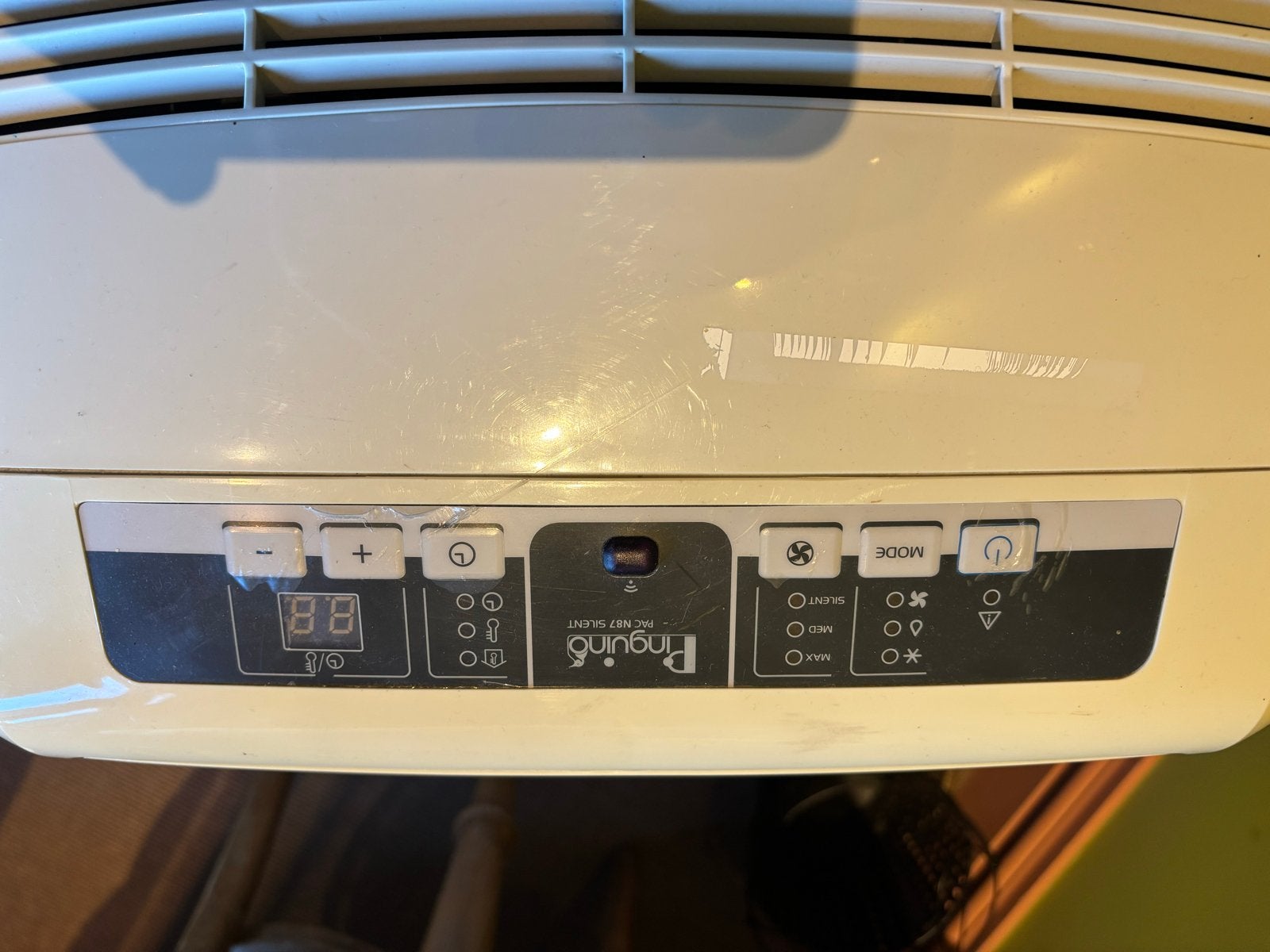 De'Longhi Pinguino PAC N87 Mobiele Airco - 9800 BTU/u, Witgoed en Apparatuur, Ophalen, Gebruikt, 3 snelheden of meer, Energieklasse A of zuiniger