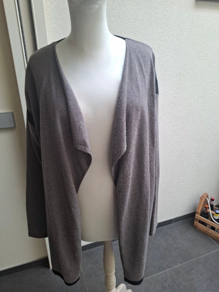 VEST, LUISA CERANO, MAAT 42, Kleding | Dames, Truien en Vesten, Ophalen of Verzenden, Gedragen, Maat 42/44 (L), Blauw