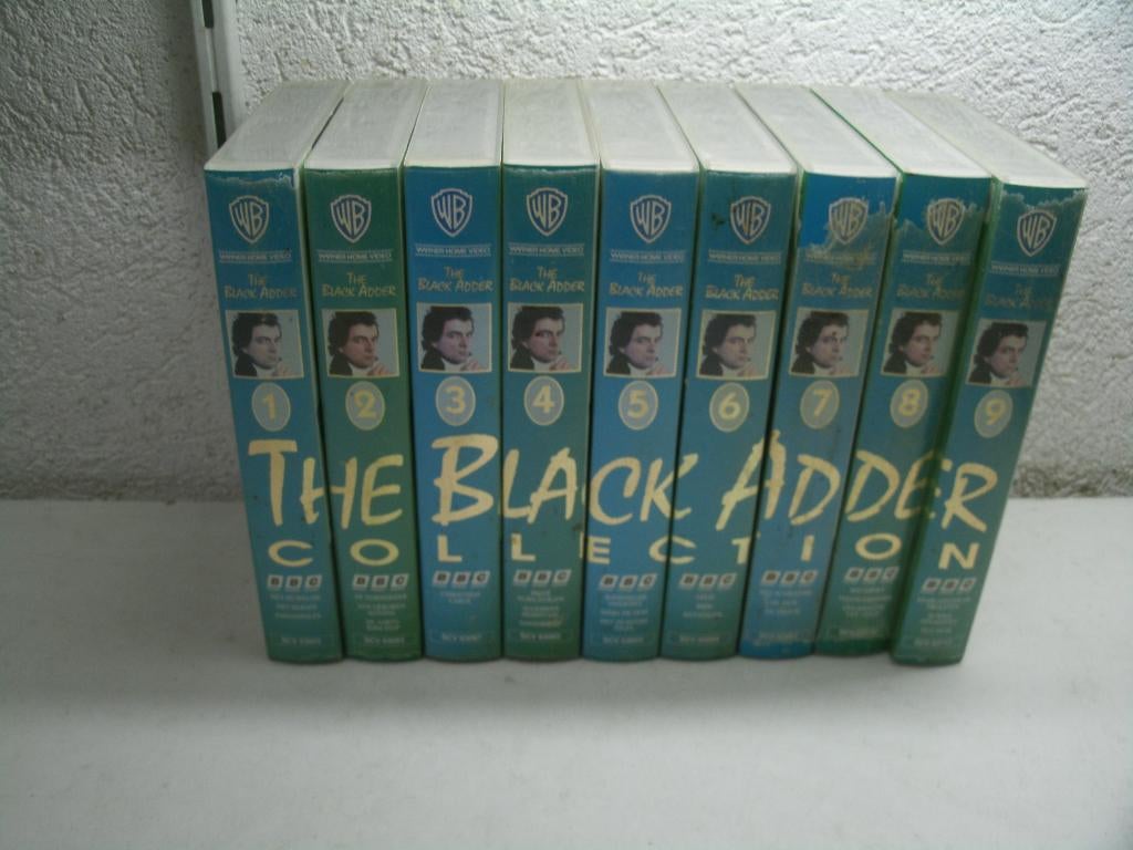vhs 132b 9 banden van the black adder whv, Alle leeftijden, Ophalen of Verzenden, Gebruikt