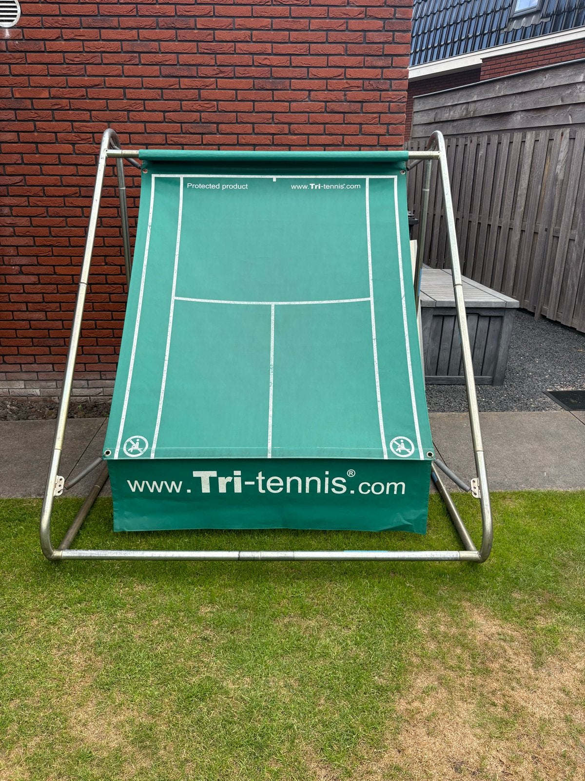 Tri-Tennis Pro Tennis Rebounder (Groen Canvas), Gebruikt, L00, Overige typen, Ophalen