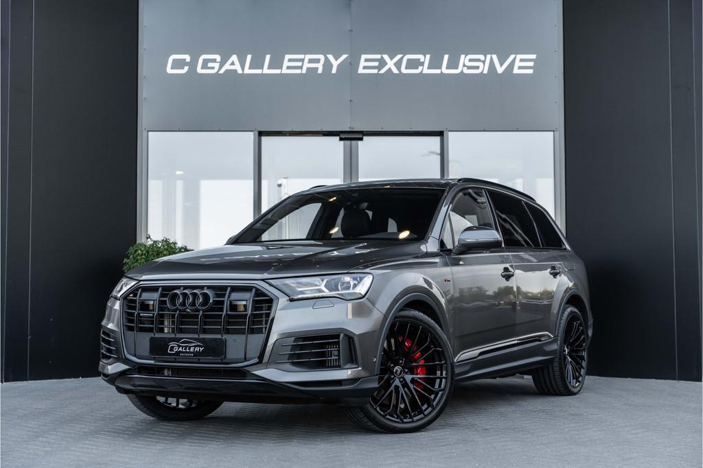 Audi Q7 55 TFSI e quattro Pro Line S - Panorama | Luchtverin, Gebruikt, Zwart, 2995 cc, Bedrijf