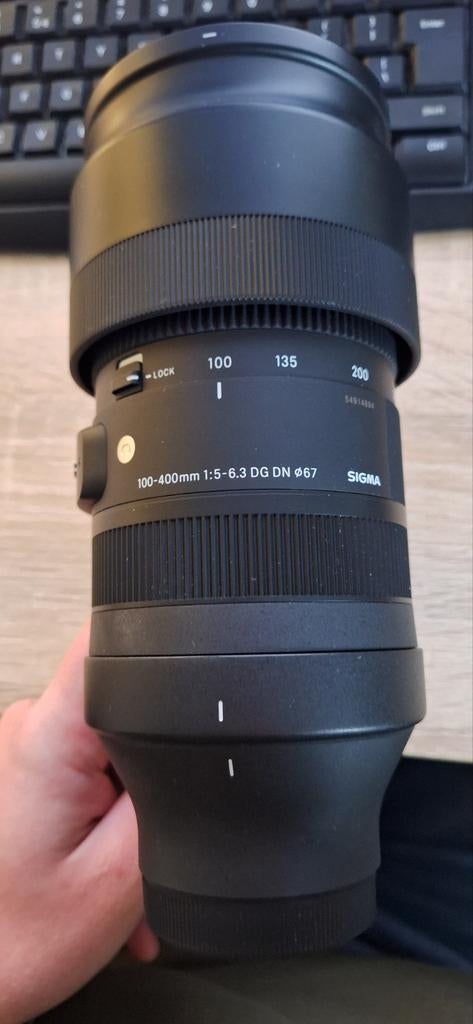 Sigma 100-400mm F/5-6.3 DG DN OS Contemporary Sony FE., Audio, Tv en Foto, Fotografie | Lenzen en Objectieven, Ophalen, Zo goed als nieuw